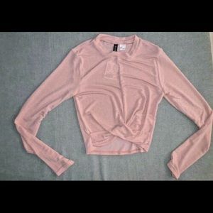 H&M long sleeve crop